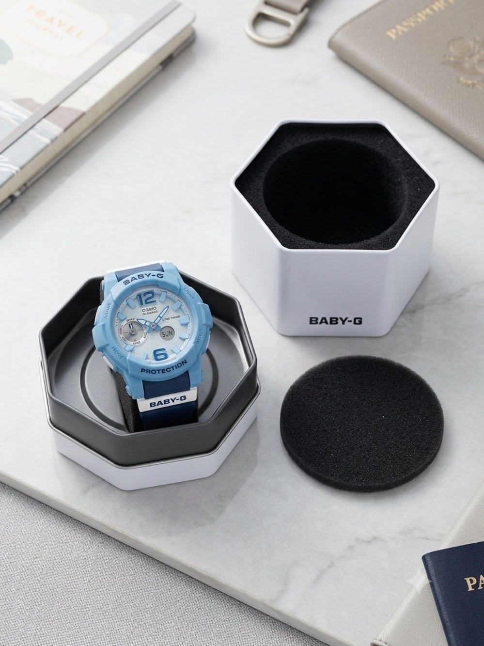 Casio Baby-G G-LIDE Watch (Blue/White) – Like New! Needs New Battery